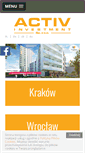 Mobile Screenshot of activ-investment.eu